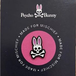 Psycho Bunny Metal Pin